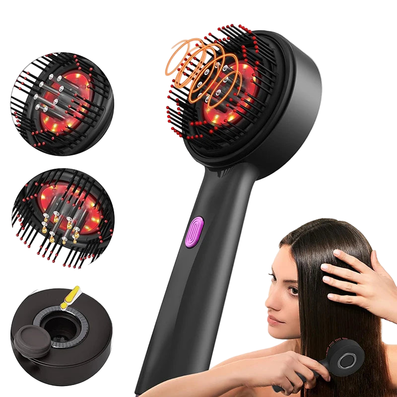 מברשת עיסוי חשמלית לטיפול בנשירה שיקום וחיזוק השיער