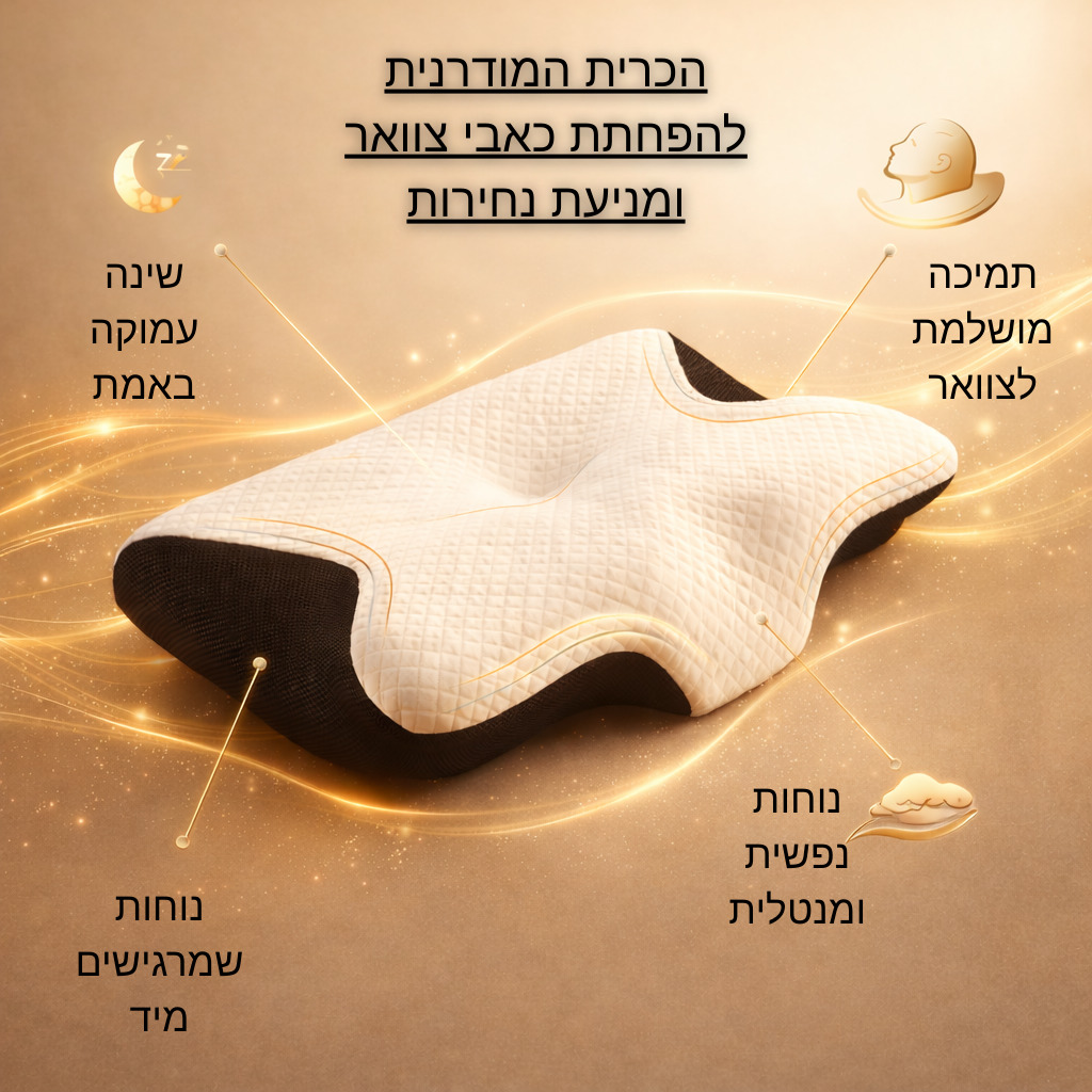 כרית צוואר אורטופדית מוויסקו