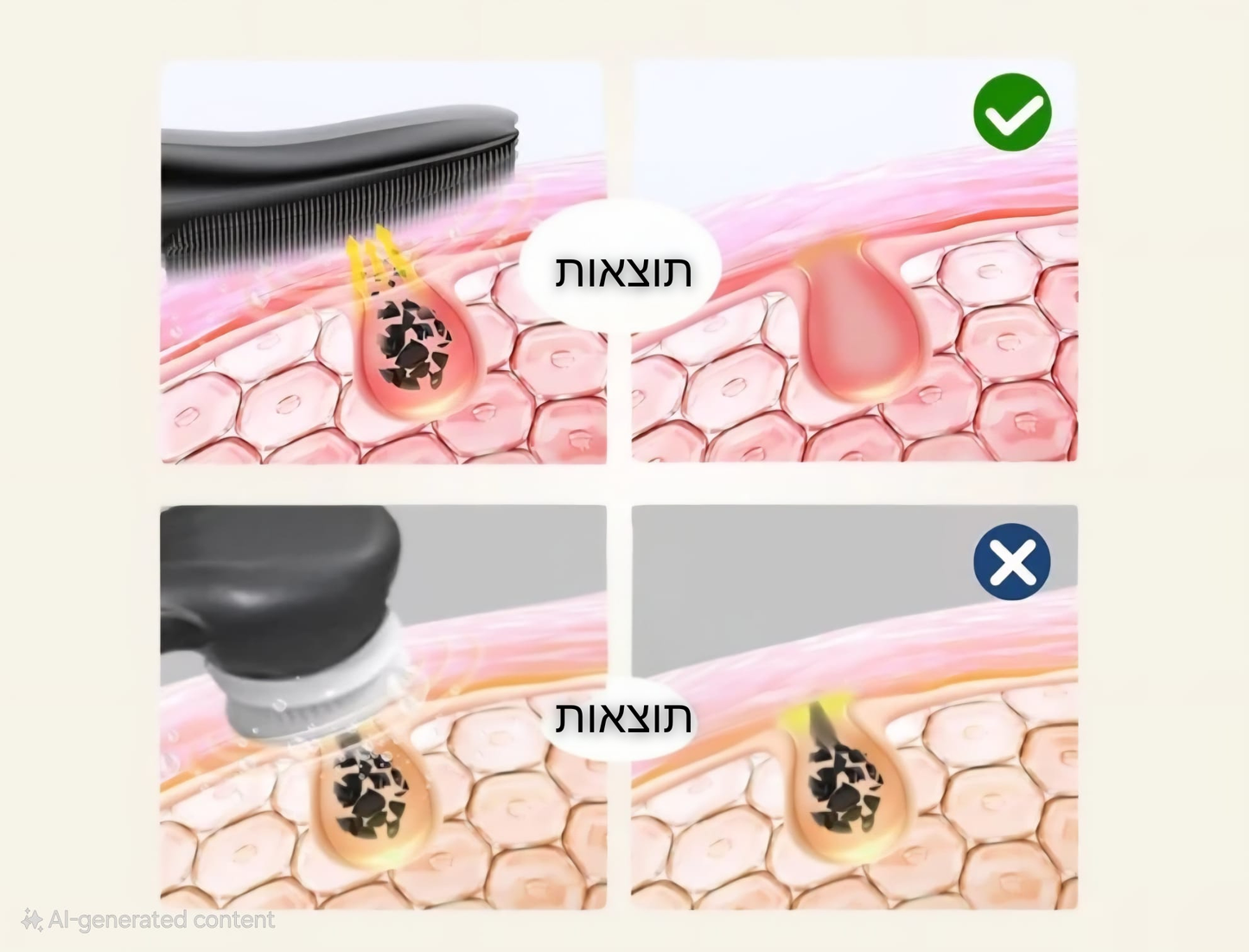 מברשת ניקוי פנים סונית ורודה מסיליקון עמידה במים IPX7.

אישה מנקה את פניה במברשת SonicGlow שחורה.

תקריב של מברשת חשמלית לעור הפנים עם הגנת עיניים.

הדגמת מצב חימום ועיסוי באזור העיניים.

מברשת פנים עמידה במים בשימוש באמבטיה.

מברשת פנים סגולה עם טעינה מגנטית.

הדמיה של ניקוי נקבוביות עמוק.

מברשת פנים סונית על רקע חדר אמבטיה יוקרתי.

תמונת סט מברשת + כבל טעינה.

תמונה של עיסוי פנים תרמי בעזרת מברשת סיליקון רכה.