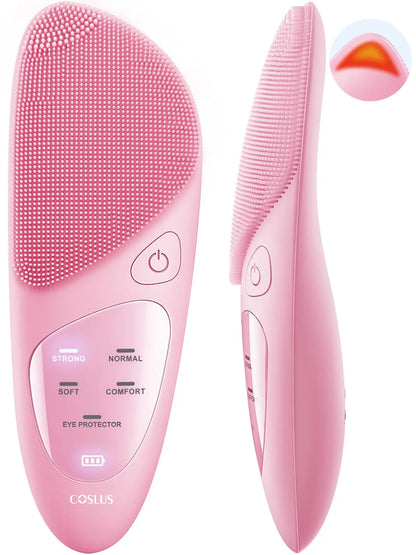 מברשת ניקוי פנים סונית ורודה מסיליקון עמידה במים IPX7.

אישה מנקה את פניה במברשת SonicGlow שחורה.

תקריב של מברשת חשמלית לעור הפנים עם הגנת עיניים.

הדגמת מצב חימום ועיסוי באזור העיניים.

מברשת פנים עמידה במים בשימוש באמבטיה.

מברשת פנים סגולה עם טעינה מגנטית.

הדמיה של ניקוי נקבוביות עמוק.

מברשת פנים סונית על רקע חדר אמבטיה יוקרתי.

תמונת סט מברשת + כבל טעינה.

תמונה של עיסוי פנים תרמי בעזרת מברשת סיליקון רכה.