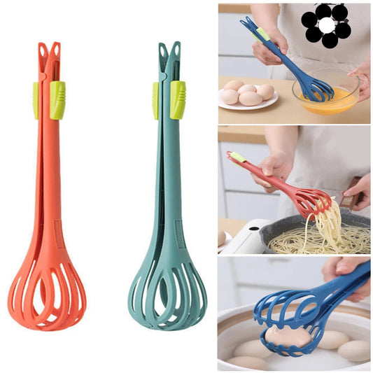מקציף ידני רב־שימושי למטבח

Egg Beater Multifunctional עם צבת

כלי אפייה ובישול 2‑ב‑1 – מטרפה וצבת

Whisk ידני לערבוב והקצפה

כלי בישול קומפקטי לכל שימוש במטבח