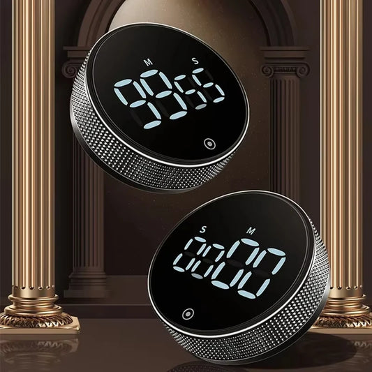 טיימר דיגיטלי מגנטי – ספירה לאחור לבישול, למידה או מקלחת עם תצוגה ברורה והפעלה ידנית