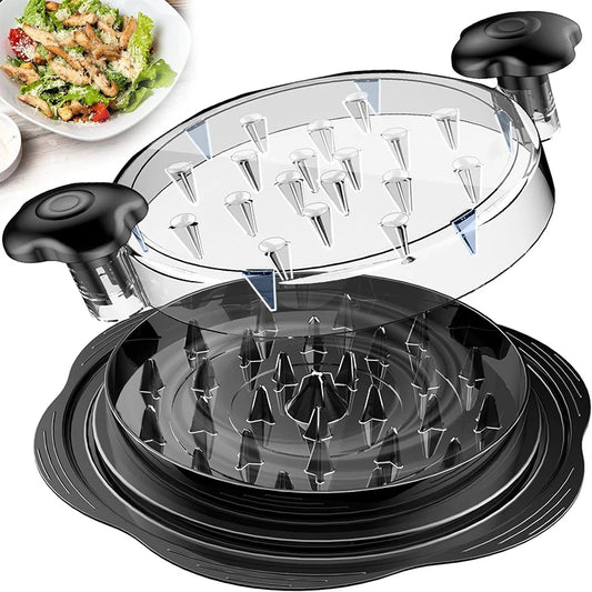 Chicken Shredder – כלי לפירוק עוף בקלות

שְרֵדֶר עוף מהיר עם מכסה

כלי Kitchen Shredder לחזה עוף

Chicken Breast Shredding Tool לשימוש ביתי

Grinder עם ידית לסיבוב חזה עוף

